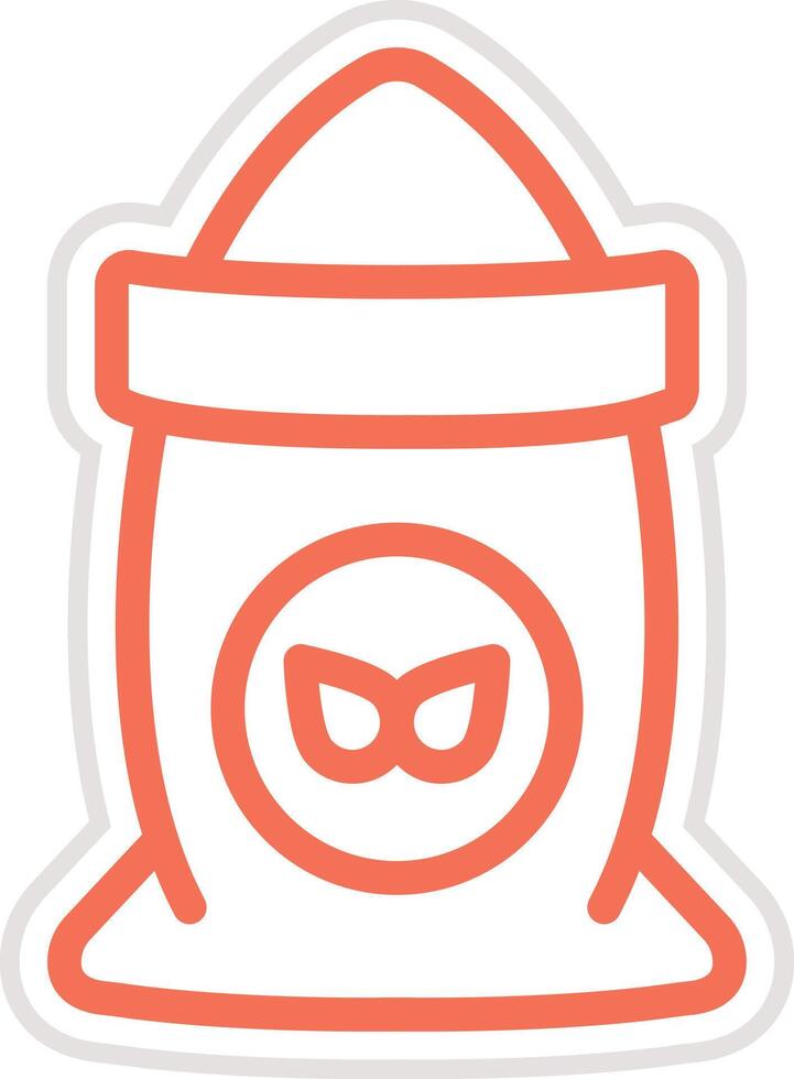 Flour Icon Design Illustration vector