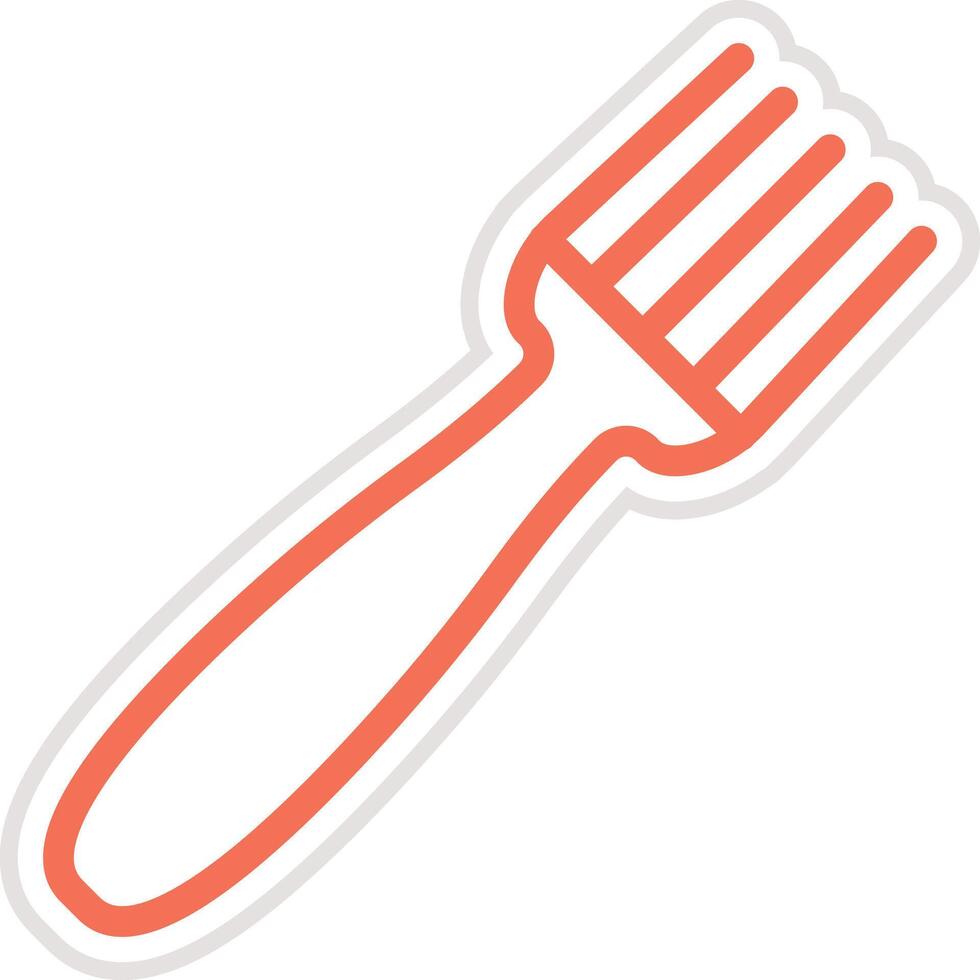Fork Icon Design Illustration vector