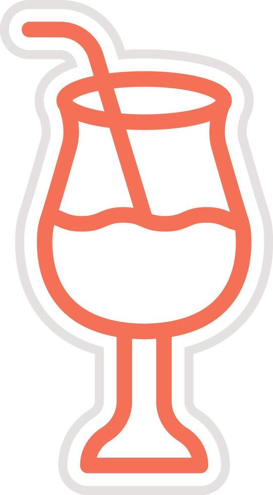 Cocktail Icon Design Illustration vector
