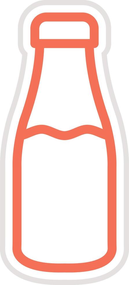 Milk jar Icon Design Illustration vector