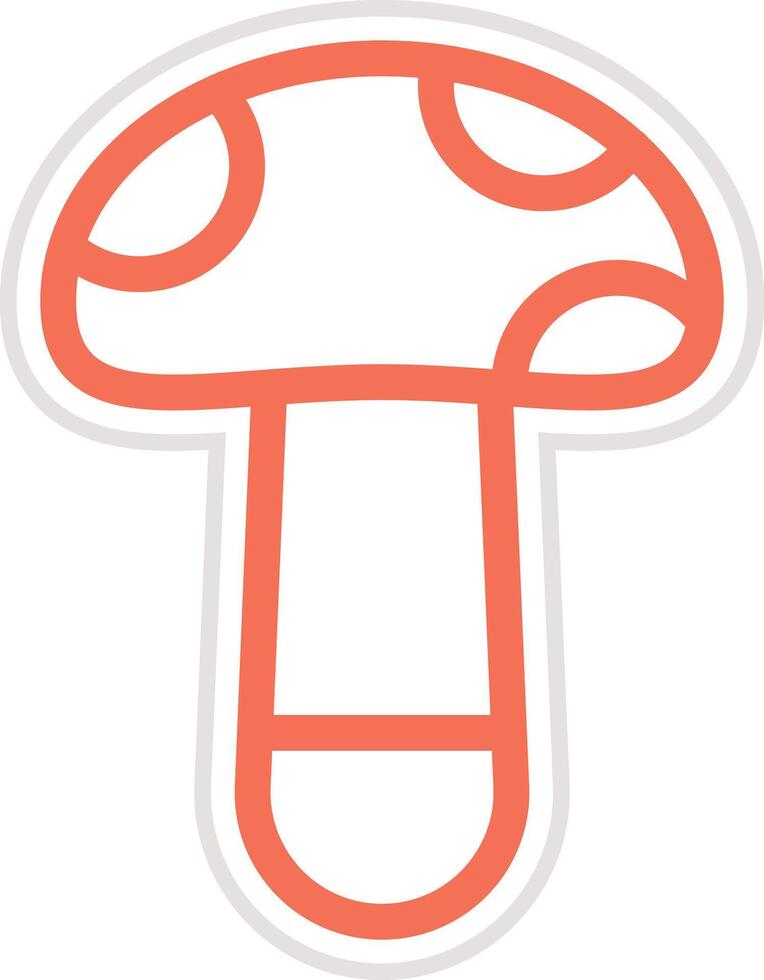 Mushroom Icon Design Illustration vector