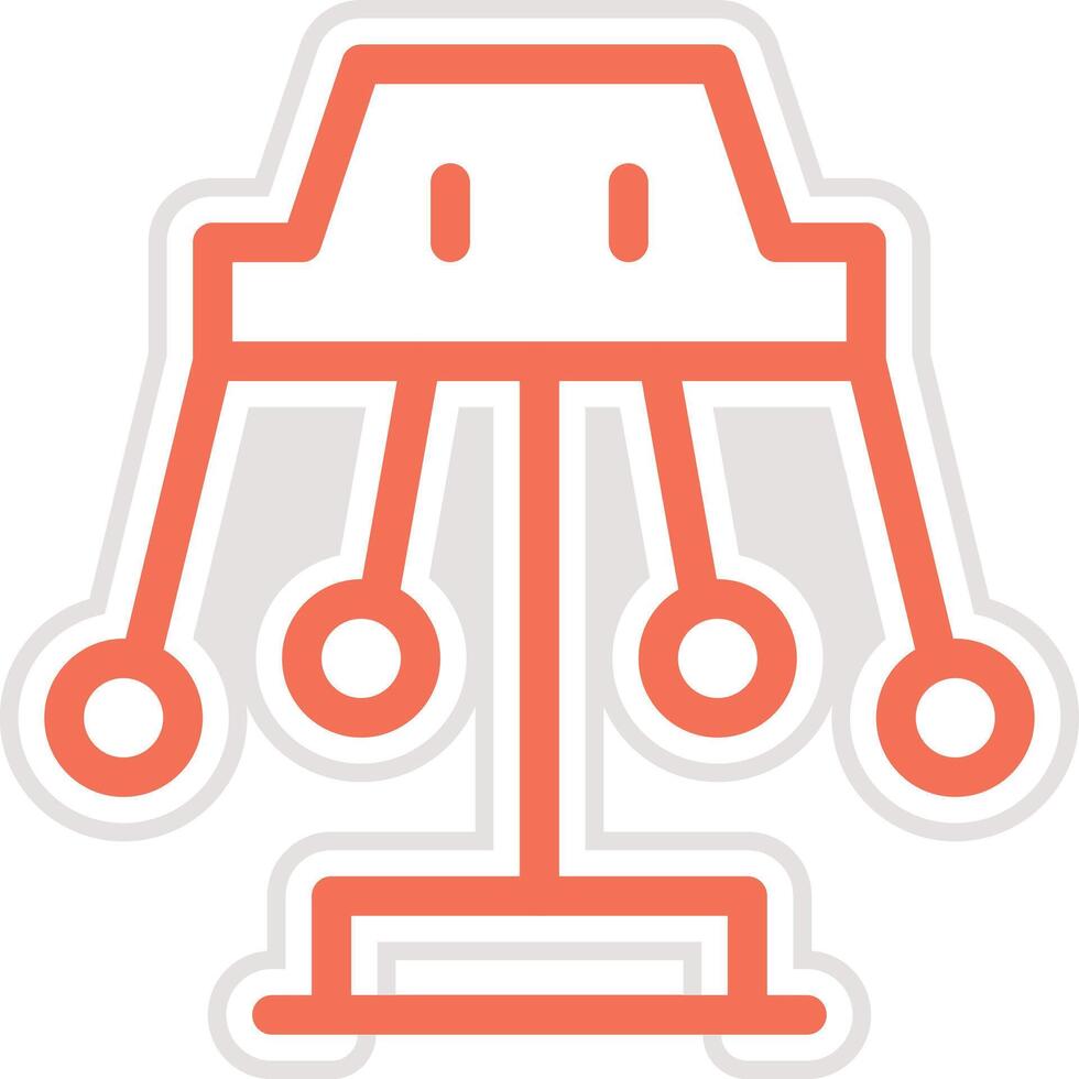 Swing Icon Design Illustration vector