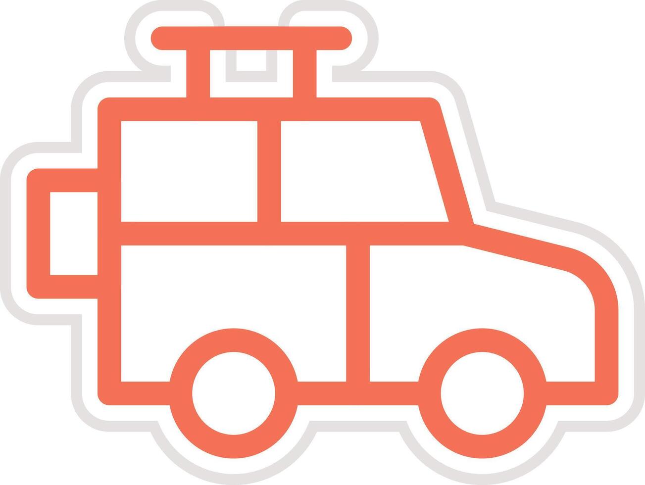 Jeep Icon Design Illustration vector