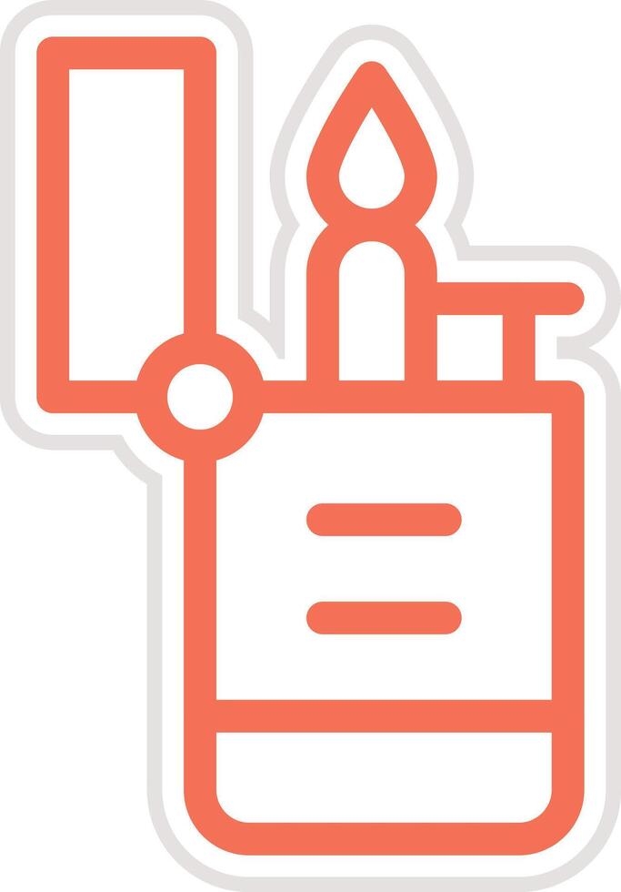 Lighter Icon Design Illustration vector