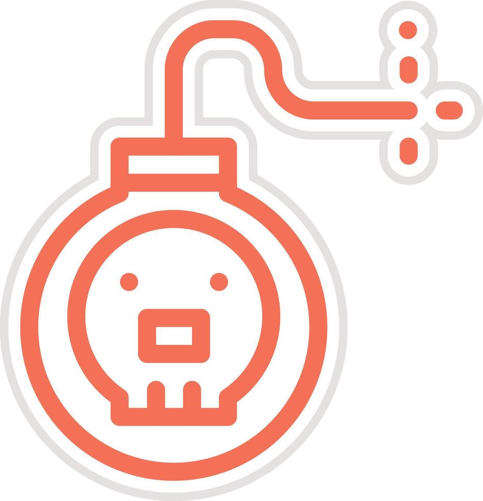 Bomb Icon Design Illustration vector