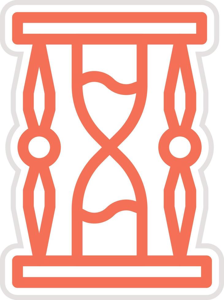 Hourglass Icon Design Illustration vector