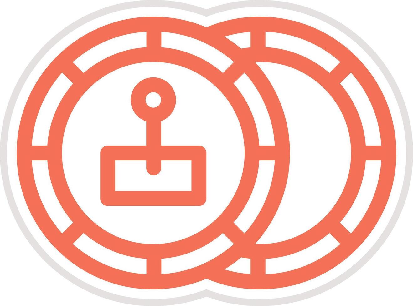 Coin Icon Design Illustration vector