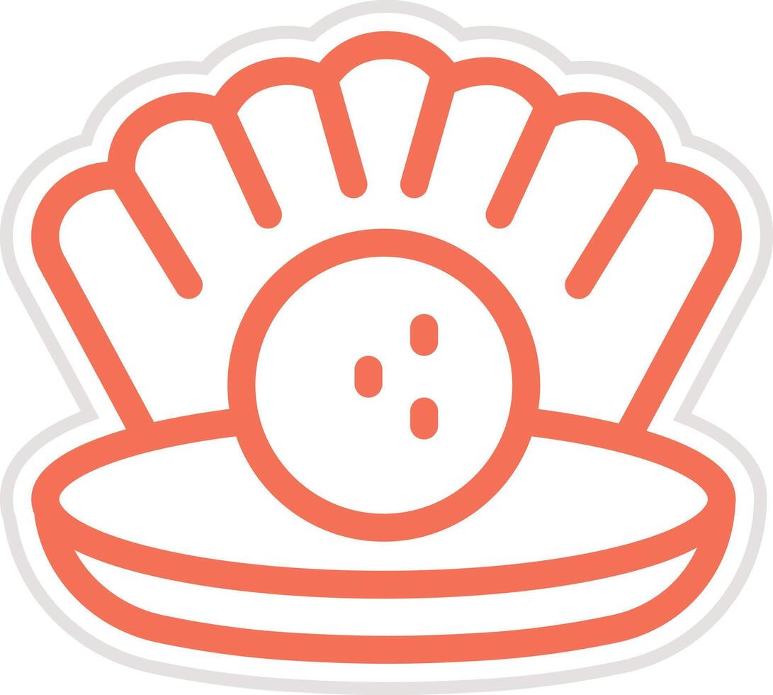 Pearl Icon Design Illustration vector