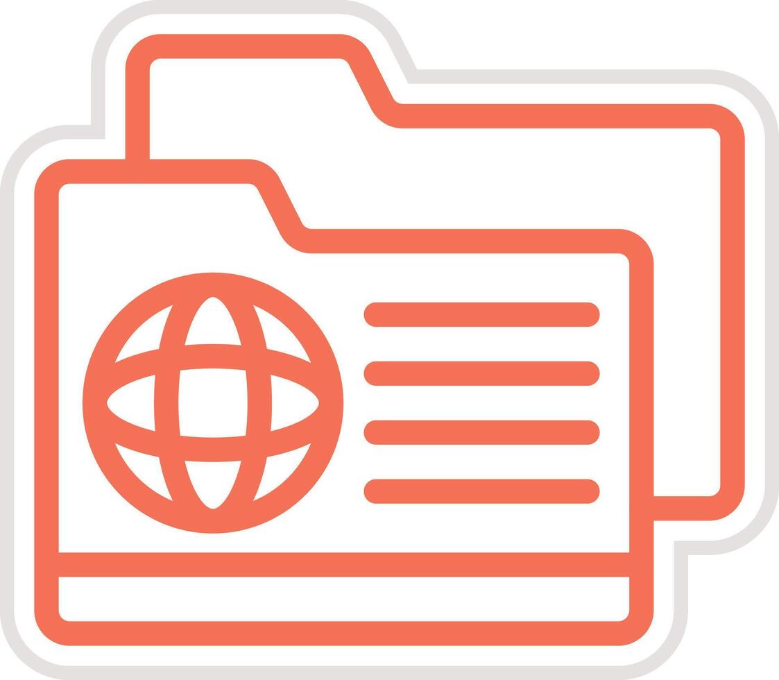 Folder Icon Design Illustration vector