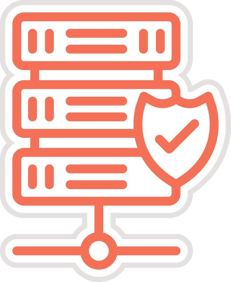 Database Icon Design Illustration vector