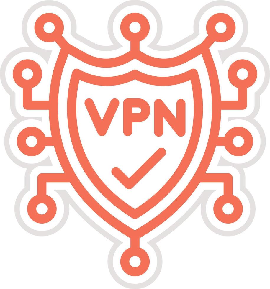 Vpn Icon Design Illustration vector