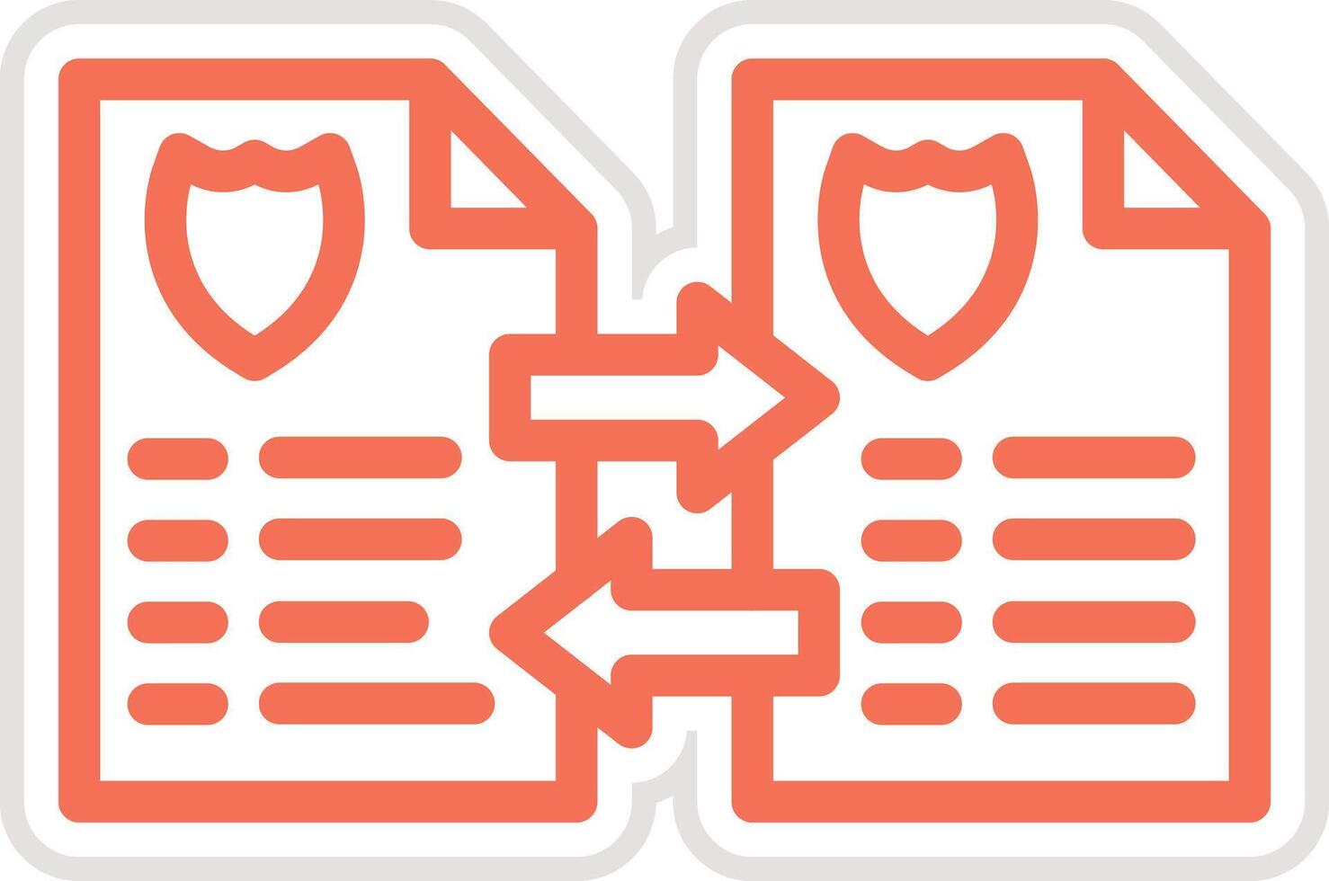 Data transfer Icon Design Illustration vector
