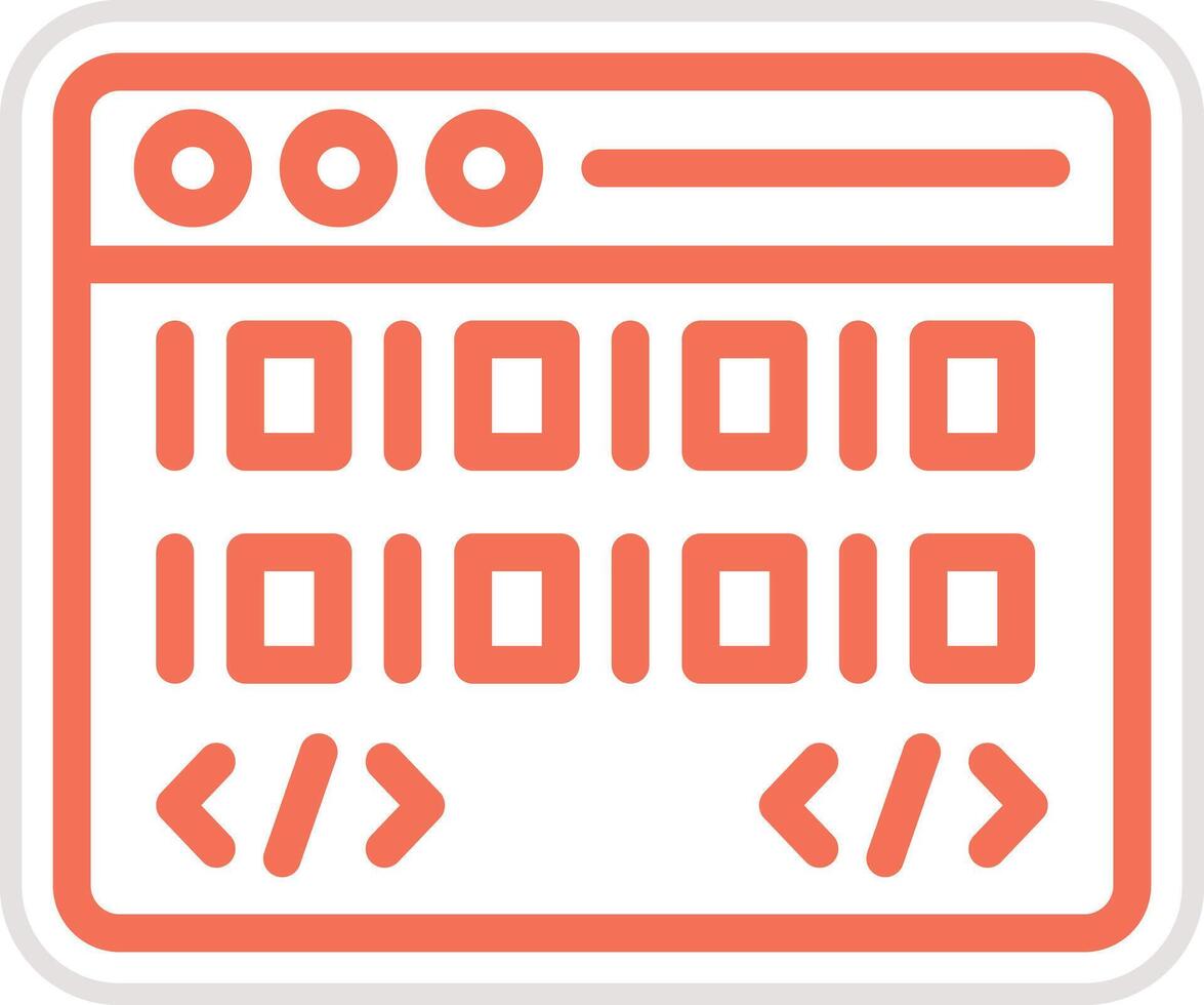 Coding Icon Design Illustration vector