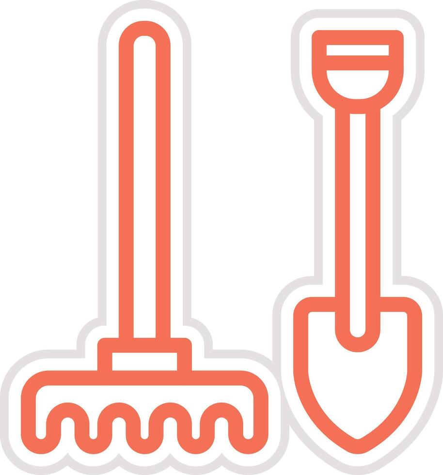 Gardening tools Icon Design Illustration vector