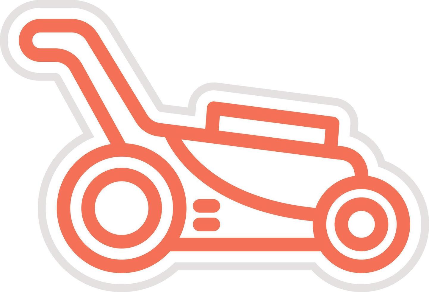Lawn mower Icon Design Illustration vector