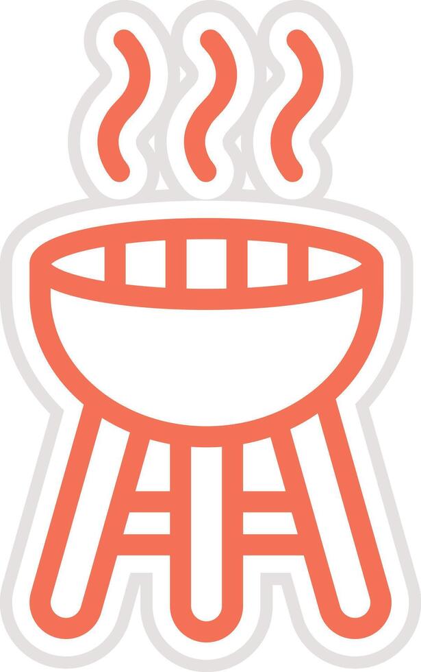 Barbecue Icon Design Illustration vector