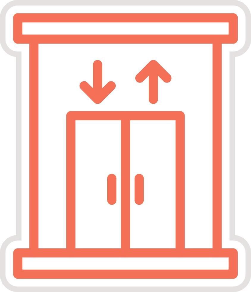 Elevator Icon Design Illustration vector