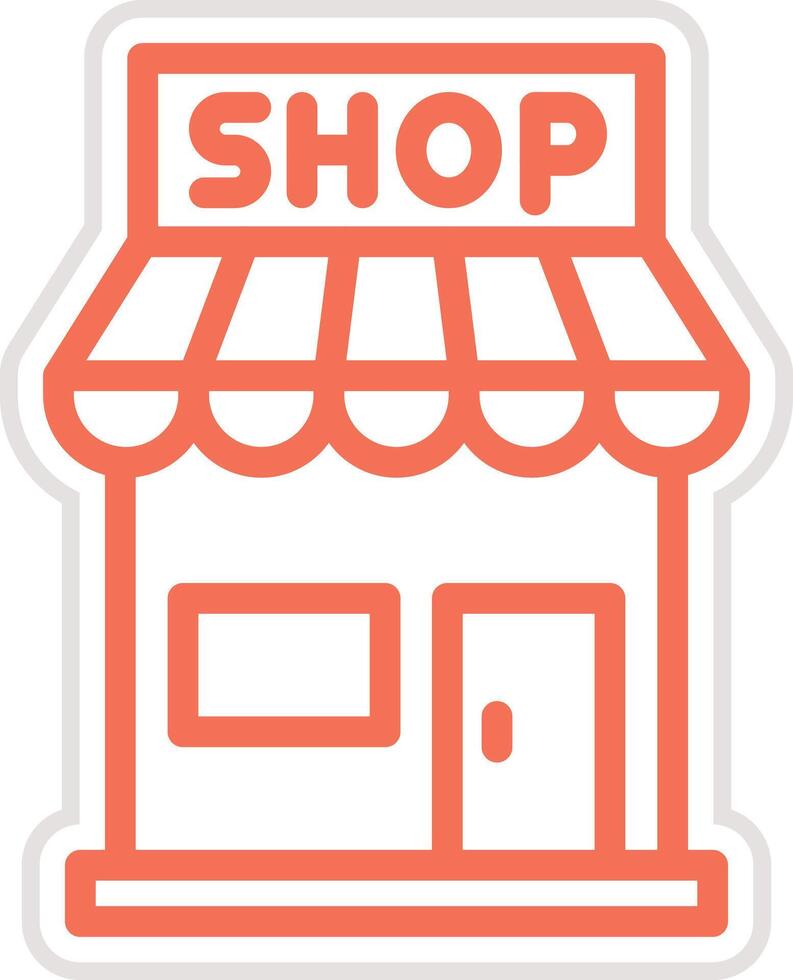 Shop Icon Design Illustration vector