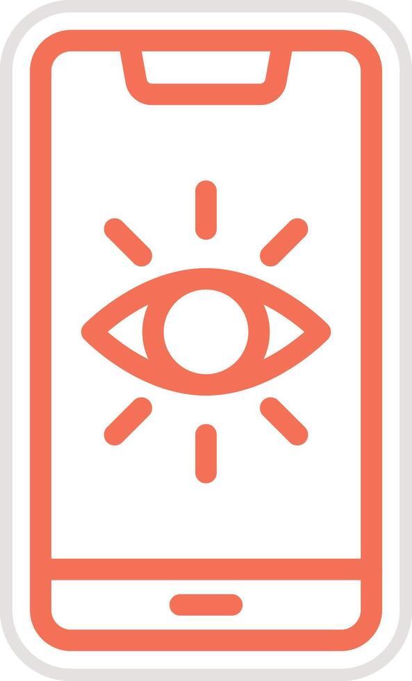 Vision Icon Design Illustration vector