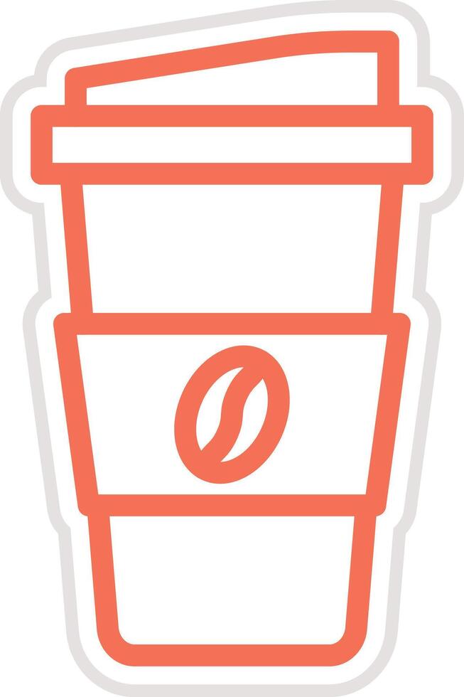 Coffee cup Icon Design Illustration vector