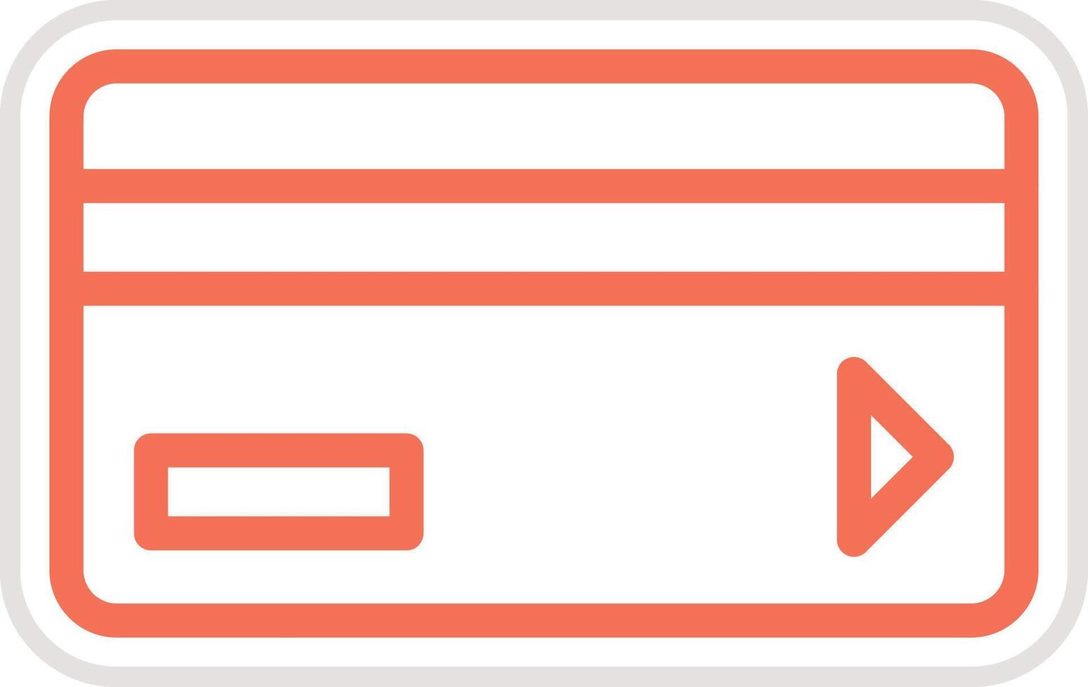 Debit card Icon Design Illustration vector