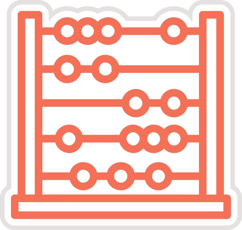 Abacus Icon Design Illustration vector