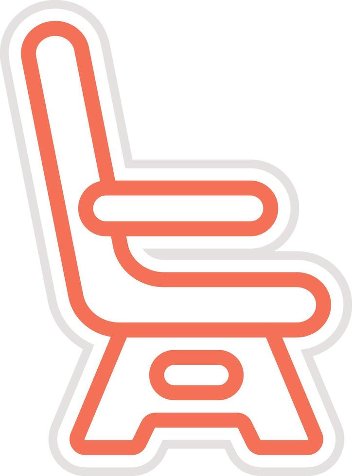 Seat Icon Design Illustration vector