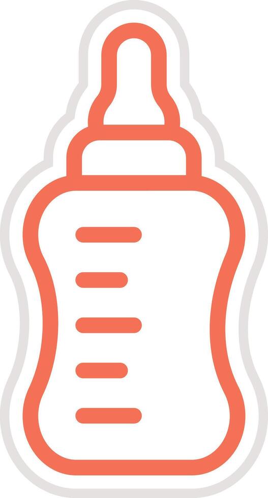 Baby bottle Icon Design Illustration vector