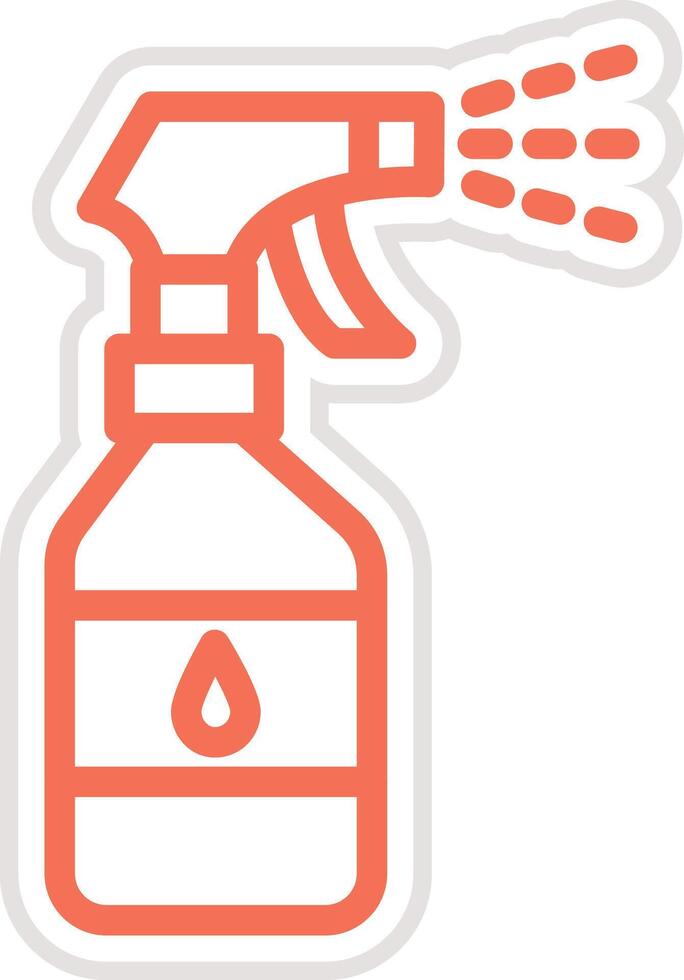 Spray bottle Icon Design Illustration vector