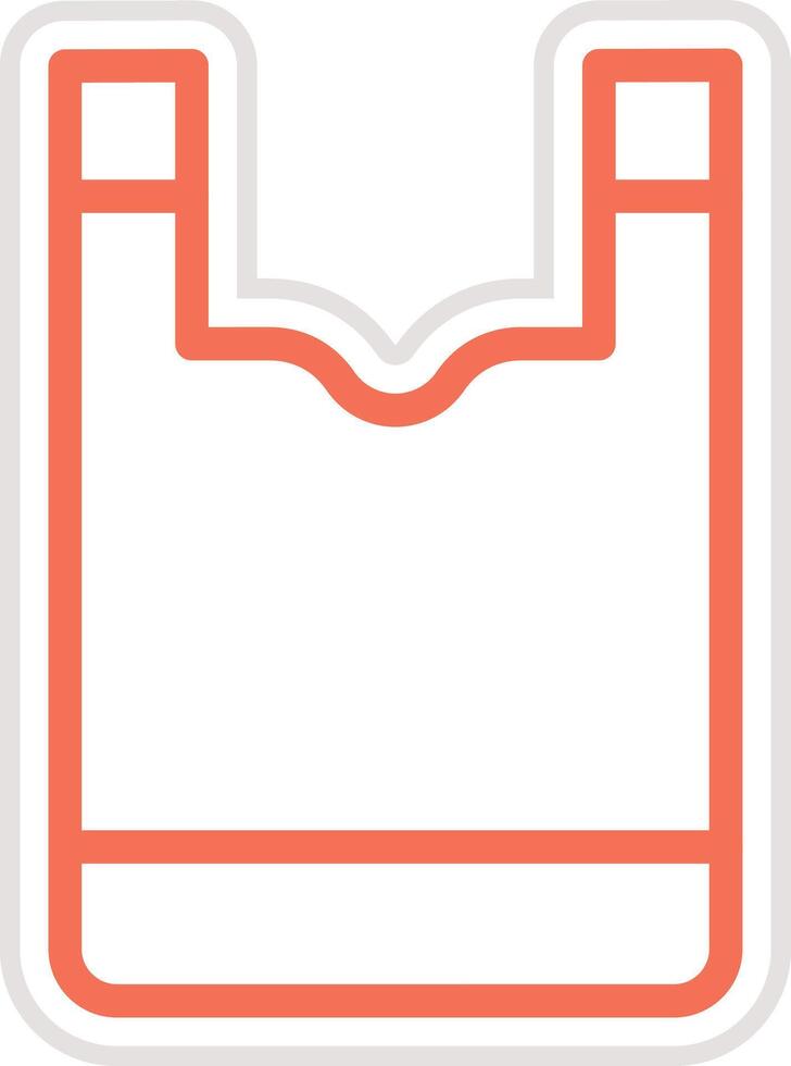 Plastic bag Icon Design Illustration vector
