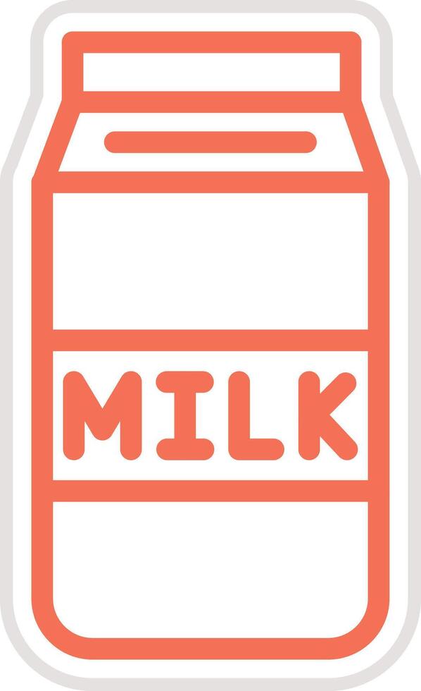 Milk Icon Design Illustration vector