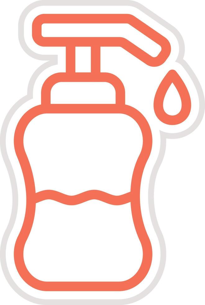 Liquid soap Icon Design Illustration vector