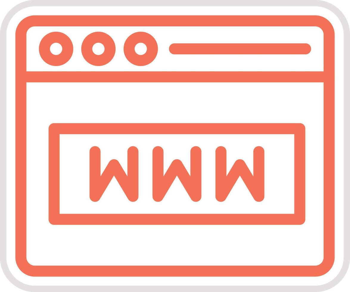 Www Icon Design Illustration vector