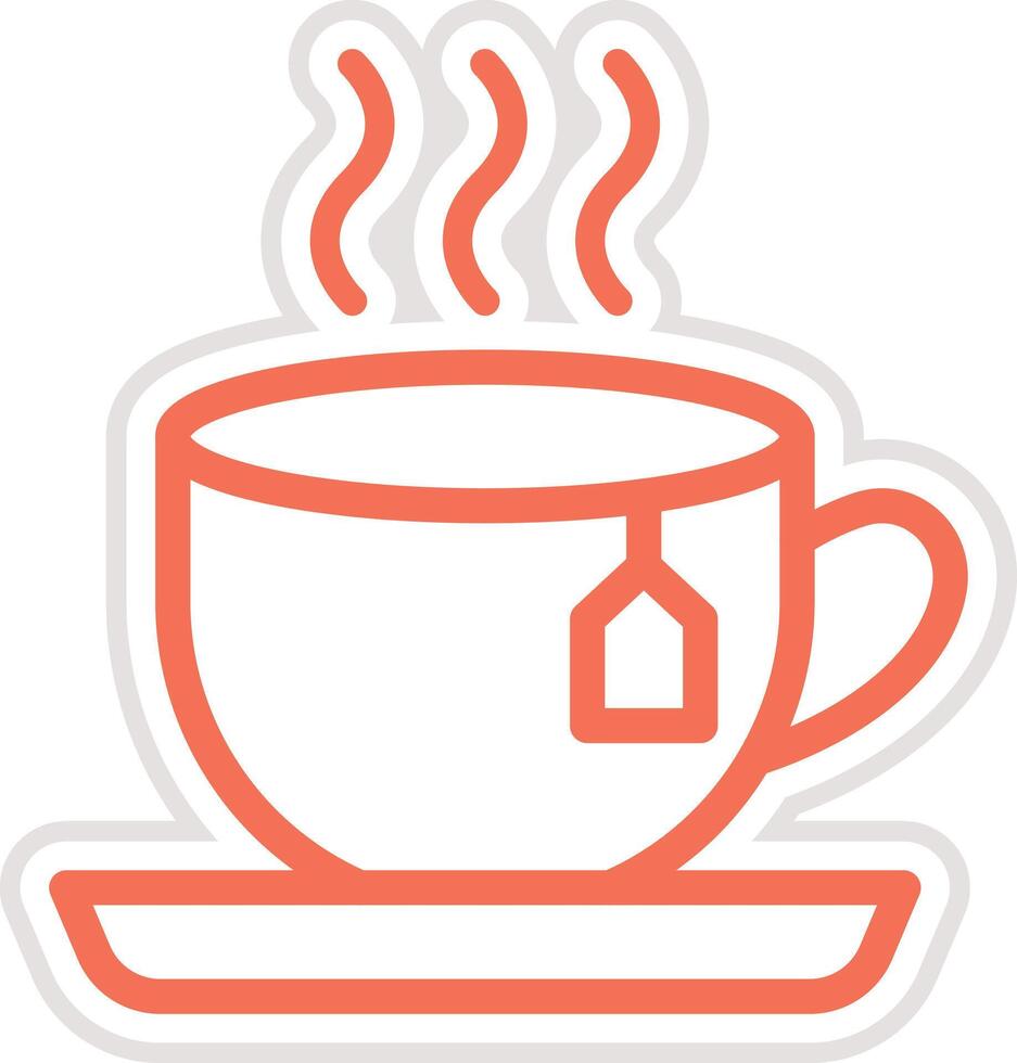 Tea Icon Design Illustration vector