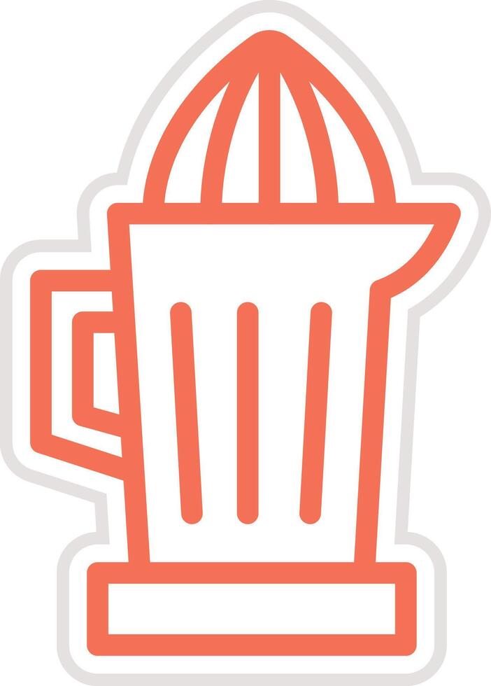 Citrus juicer Icon Design Illustration vector