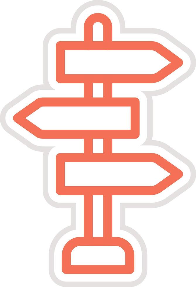 Signboard Icon Design Illustration vector