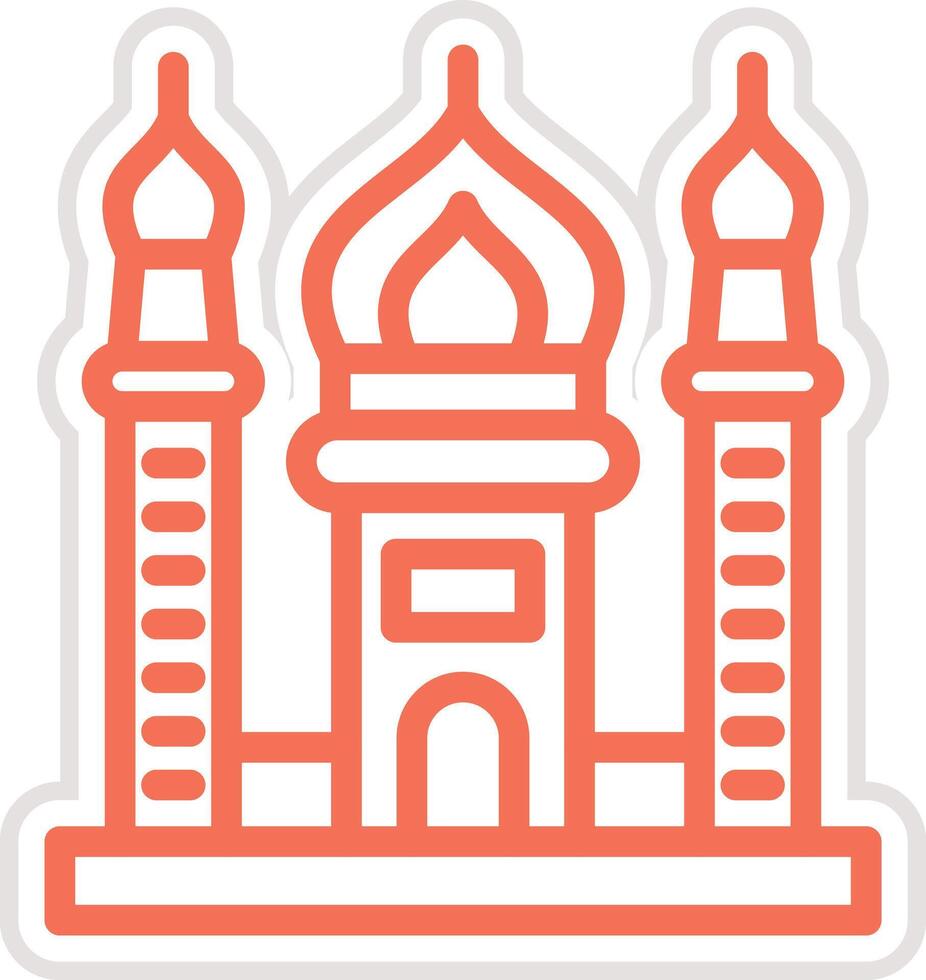 Mosque Icon Design Illustration vector