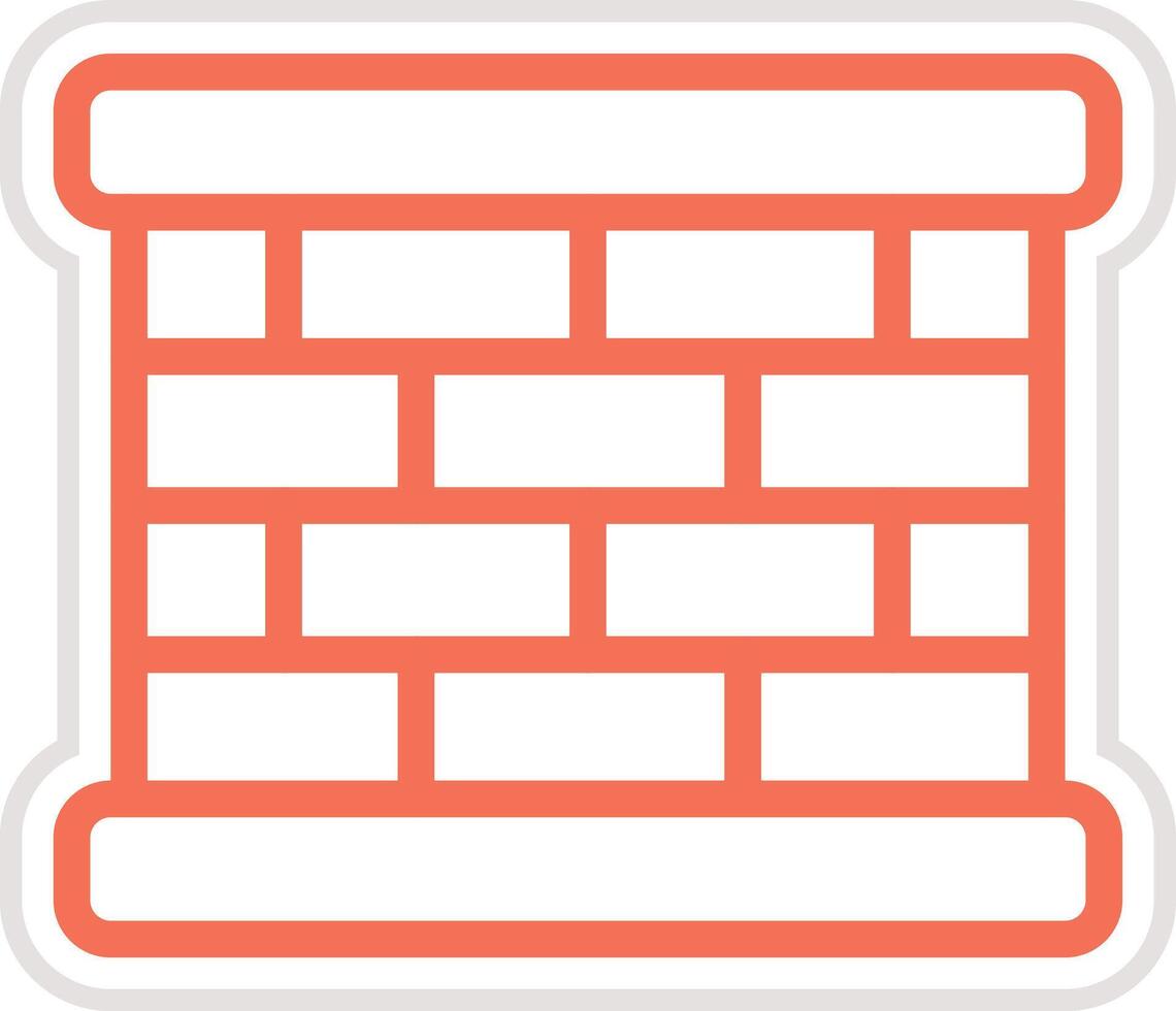 Wall Icon Design Illustration vector