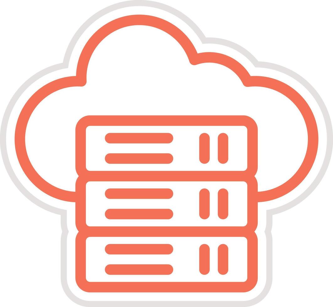 Database Icon Design Illustration vector