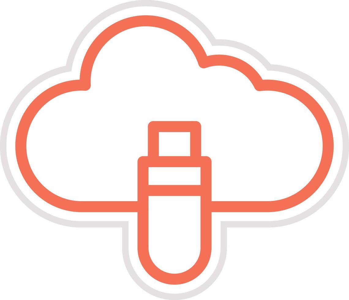 Usb Icon Design Illustration vector