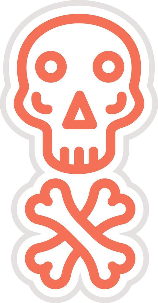 Skull Icon Design Illustration vector