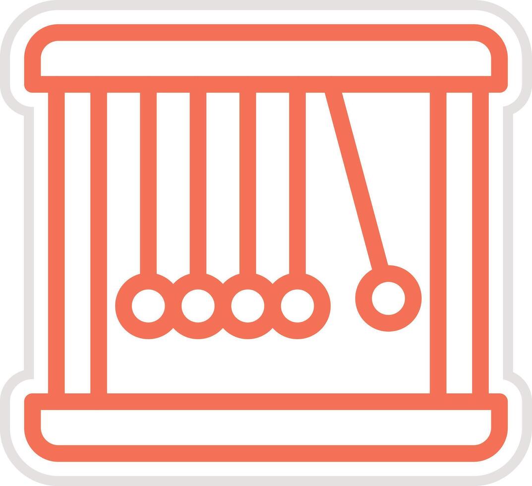 Pendulum Icon Design Illustration vector