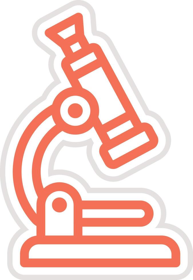 Microscope Icon Design Illustration vector