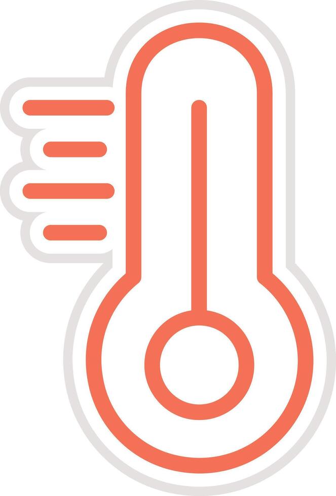 Thermometer Icon Design Illustration vector