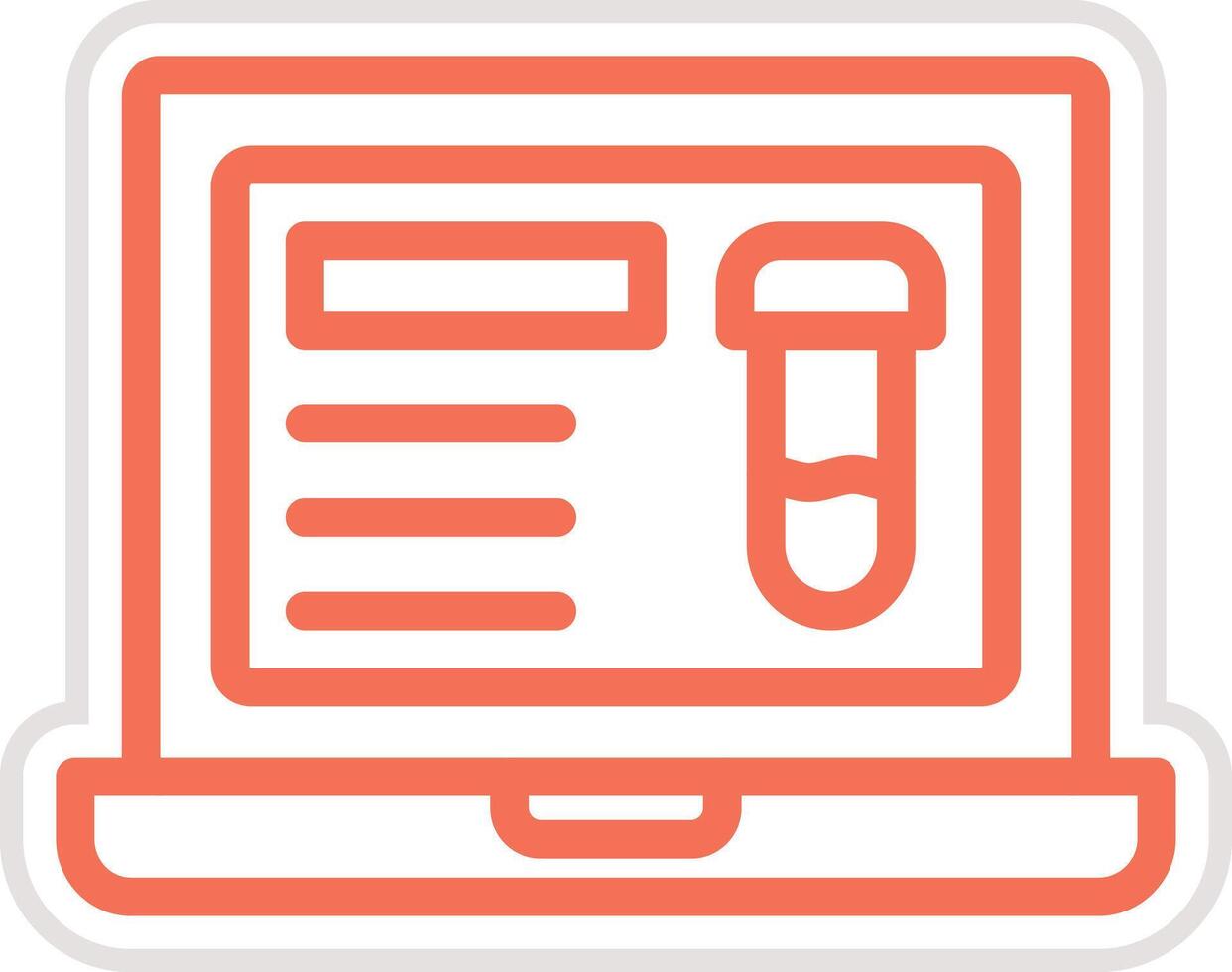 Laptop Icon Design Illustration vector