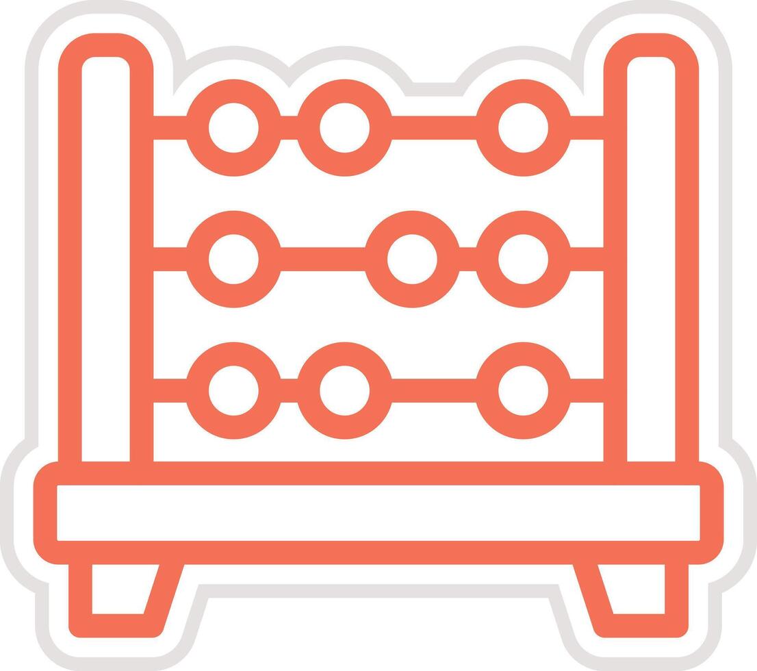 Abacus Icon Design Illustration vector