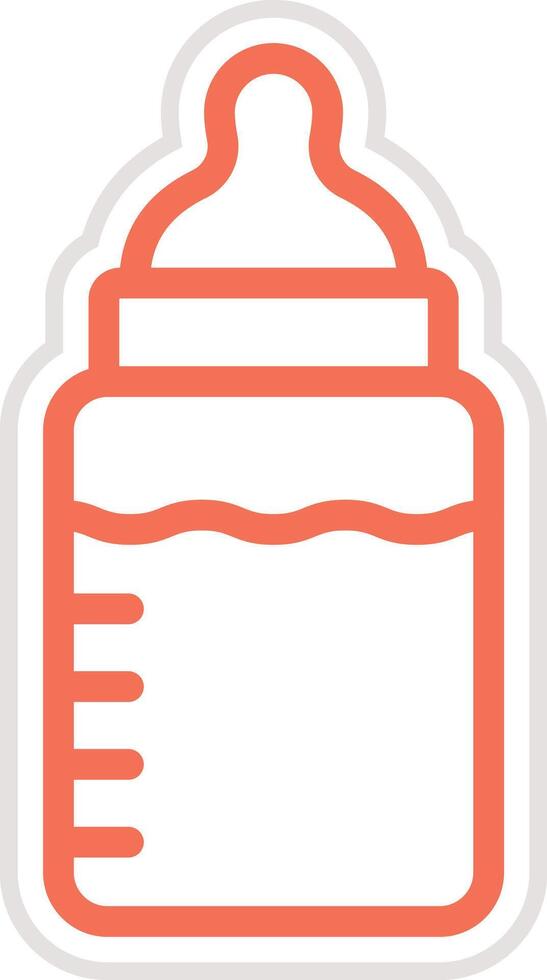 Feeding bottle Icon Design Illustration vector
