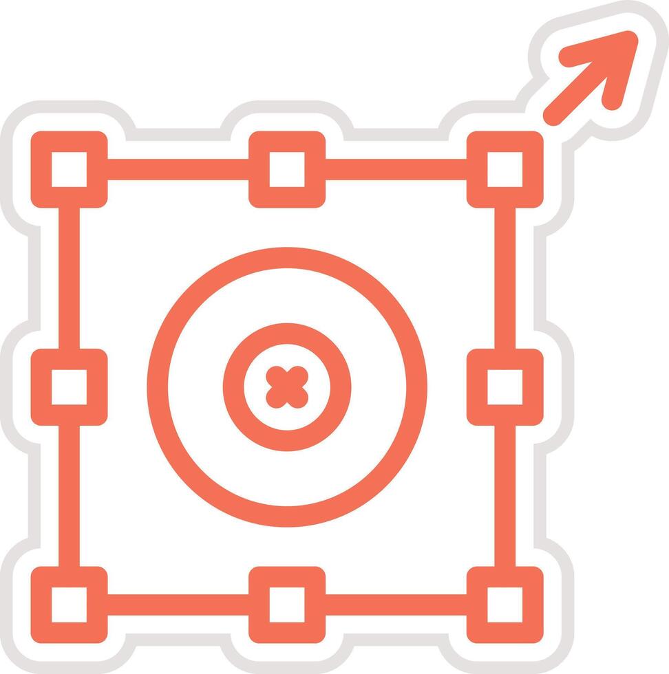 Resize option Icon Design Illustration vector