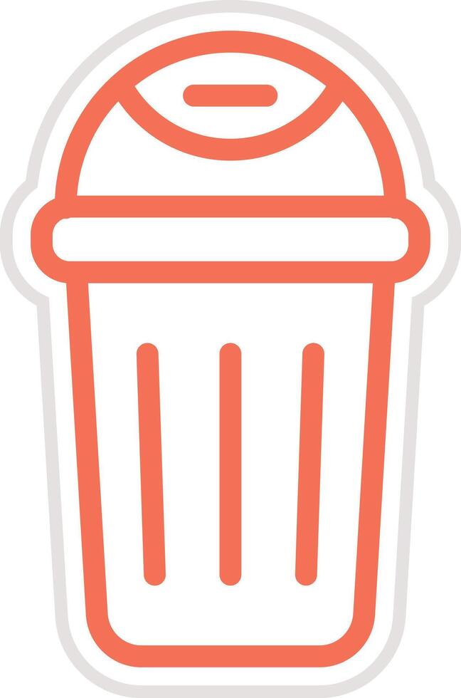 Bin Icon Design Illustration vector