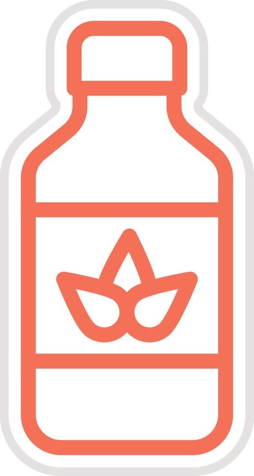 Water bottle Icon Design Illustration vector